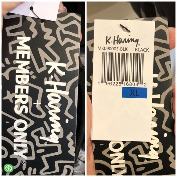 MEMBERS ONLY + KEITH HARANG - M Sz XL -NWT Reversible Puffer Jacket - Picture 16 of 16